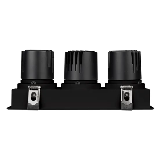 Фото #2 товара Светильник MS-FLOW-BUILT-S230x85-3x12W Warm3000 (BK, 55 deg, 230V) (Arlight, IP20 Металл, 5 лет)