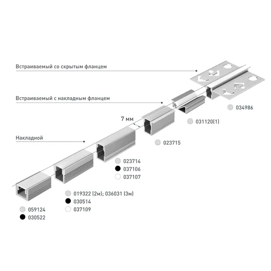Фото #5 товара Профиль SL-MINI-8-2000 ANOD (Arlight, Алюминий)