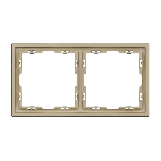 Фото #2 товара Рамка пластиковая FRM-NOBE-SFPL-2-GD (Arlight, -)