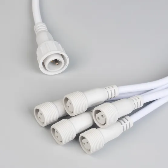 Фото #2 товара Коннектор питания ARD-CLASSIC-SYNC-RGB White (230V, 5 ports) (Ardecoled, Закрытый)