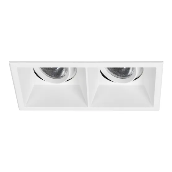 Фото #1 товара Светильник MS-FLOW-BUILT-S157x85-2x6W Warm3000 (WH, 38 deg, 230V) (Arlight, IP20 Металл, 5 лет)