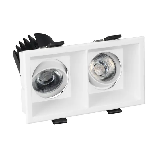 Фото #4 товара Светильник MS-FLOW-BUILT-S157x85-2x6W Warm3000 (WH, 38 deg, 230V) (Arlight, IP20 Металл, 5 лет)