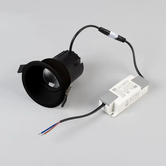 Фото #3 товара Светильник MS-FLOW-BUILT-R85-6W Day4000 (BK, 38 deg, 230V) (Arlight, IP20 Металл, 5 лет)