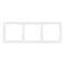 Минифото #3 товара Рамка пластиковая FRM-NOBE-SFPL-3-WH (Arlight, -)