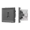 Минифото #1 товара Механизм USB розетки SCT-TENDO-MUAC-SFPL-GR (5V, 3A, QC3) (Arlight, Матовый графитовый)