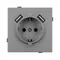 Минифото #3 товара Механизм розетки с USB зарядкой SCT-TENDO-MUAA-PL-GR (230V, 16A) (Arlight, Графитовый)
