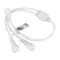 Минифото #1 товара Коннектор питания ARD-CLASSIC-SYNC-RGB White (230V, 2 ports) (Ardecoled, Закрытый)