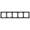 Минифото #3 товара Рамка пластиковая FRM-NOBE-SFPL-5-BK (Arlight, -)