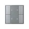 Минифото #2 товара INTELLIGENT ARLIGHT Кнопочная панель DALI-201-23-1G-4SC-IN Silver (BUS, Frame) (IARL, IP20 Металл, 3 года)