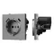 Минифото #1 товара Механизм розетки с USB зарядкой SCT-TENDO-MUAC-PL-GR (230V, 16A) (Arlight, Графитовый)