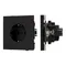 Минифото #1 товара Механизм электрической розетки SCT-TENDO-MEU1-SFPL-BK (230V, 16A) (Arlight, Матовый черный)
