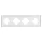 Минифото #2 товара Рамка пластиковая FRM-TENDO-PL-4-WH (Arlight, Белый)