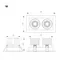 Минифото #2 товара Светильник MS-VORTEX-BUILT-S250x140-2x30W Day4000 (BK-BK, 17 deg, 230V) (Arlight, IP20 Металл, 5 лет)