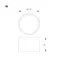 Минифото #7 товара Светильник SP-BISCOTTO-R120-12W Warm3300-MIX (WH-GD, 80 deg, 230V) (Arlight, IP54 Металл, 5 лет)