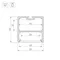 Минифото #5 товара Профиль с экраном SL-LINE-5050-2500 WHITE+OPAL (Arlight, Алюминий)
