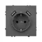 Минифото #2 товара Механизм розетки с USB зарядкой SCT-NOBE-MUAA-SFPL-GR (230V, 16A) (Arlight, -)