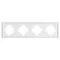 Минифото #3 товара Рамка пластиковая FRM-TENDO-SFPL-4-WH (Arlight, Матовый белый)