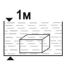 Защита от проникновения воды при кратковременном погружении на глубину до 1м